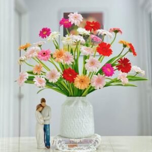 bình hoa đồng tiền nhí mix màu